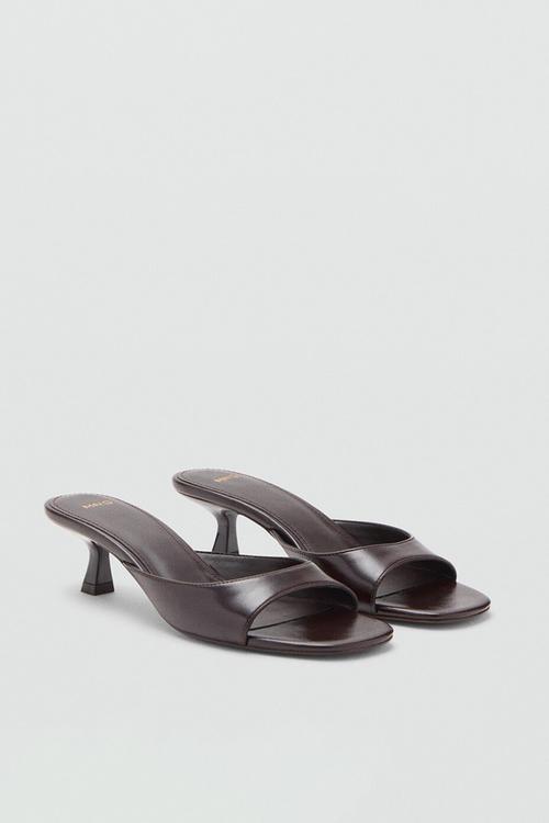 Lidia heel - dark brown