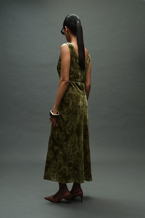 Dress rocio - light/ pastel green