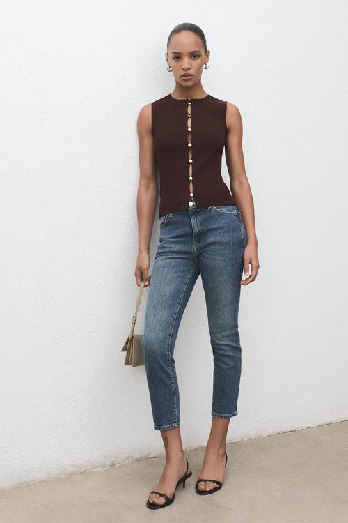 Vest mateo -  brown