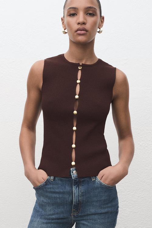 Vest mateo -  brown