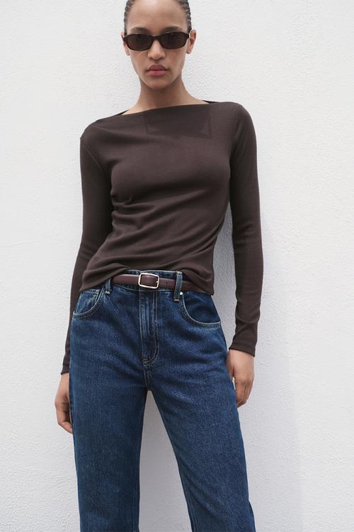 Camiseta michi - dark brown