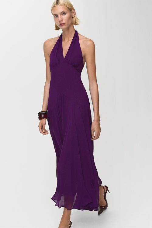 Dress maria -  mid-purple