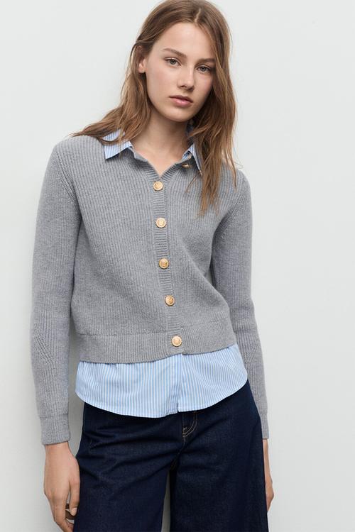 Cardigan giovanni - grey