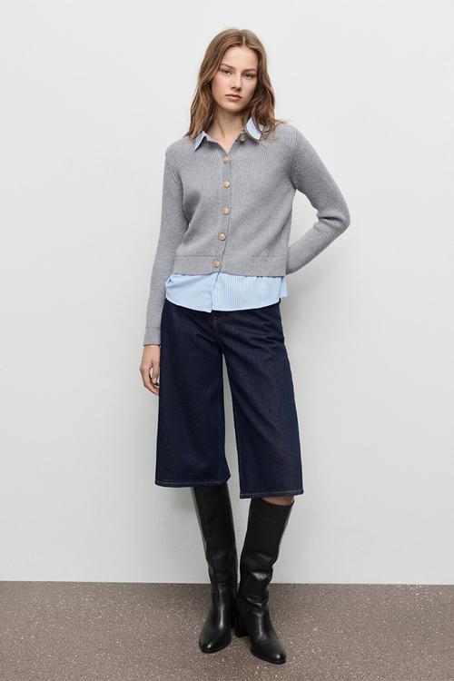 Cardigan giovanni - grey