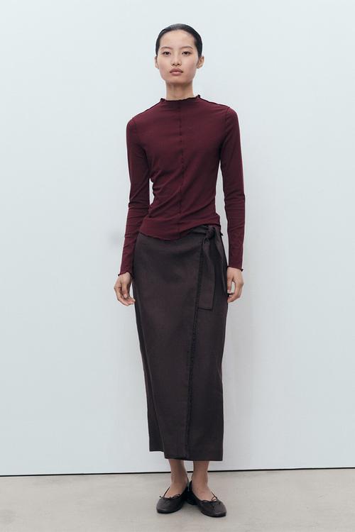 Camiseta gala - dark red