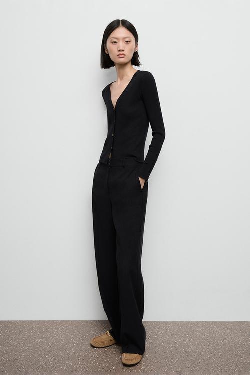 Cardigan botona - black