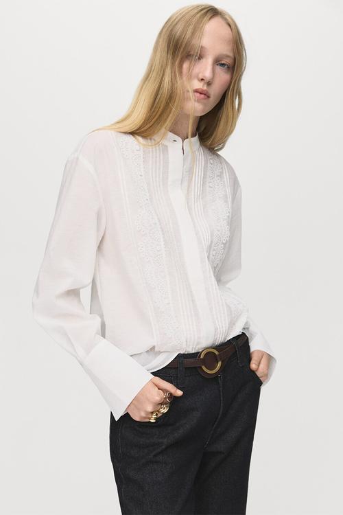 Blouse cindy  - l ight beige