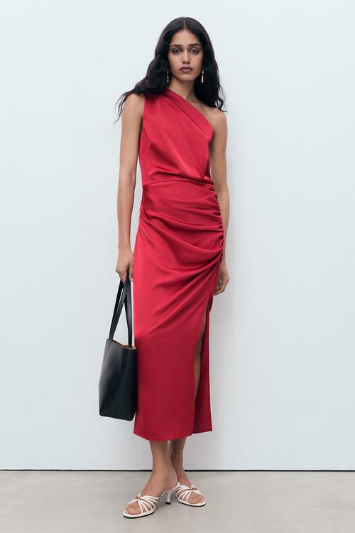 Dress safron -  dark red