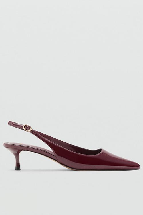 Mona heel - dark red