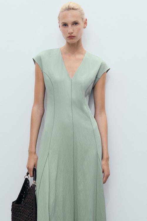 Dress sprung -  green