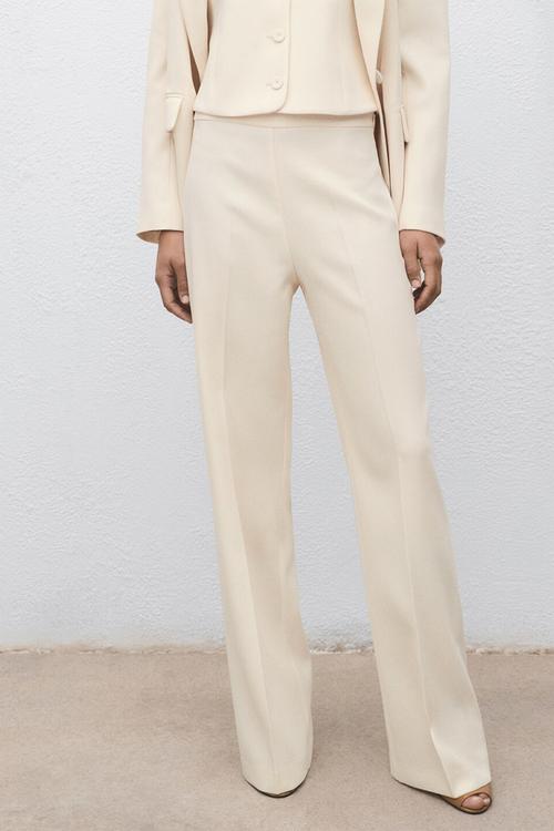 Trousers iguana -  light pastel yellow