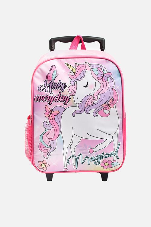 Unicorn trolley bag - pink