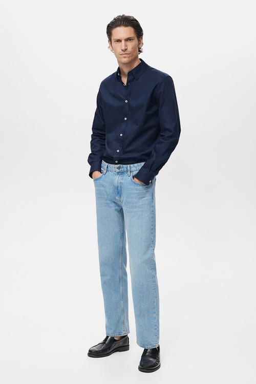 Camisa Oxfordf - Navy