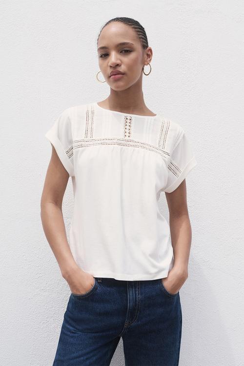 T-shirt volin - white