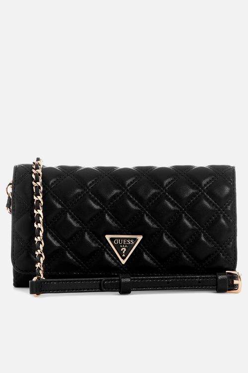 Giully Crossbody Flap Organizer Bag-Black
