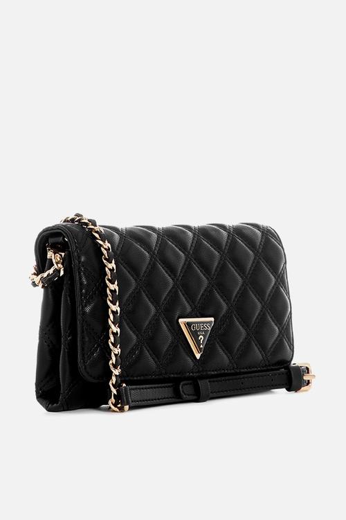 Giully Crossbody Flap Organizer Bag-Black