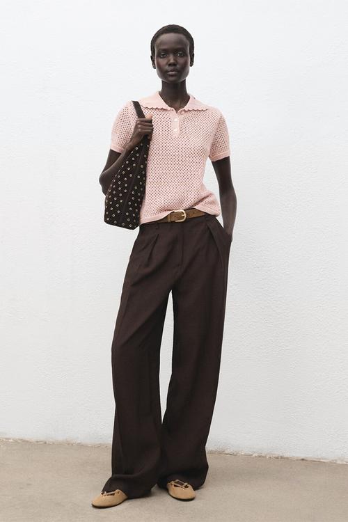 Jersey limusin - light/ pastel pink
