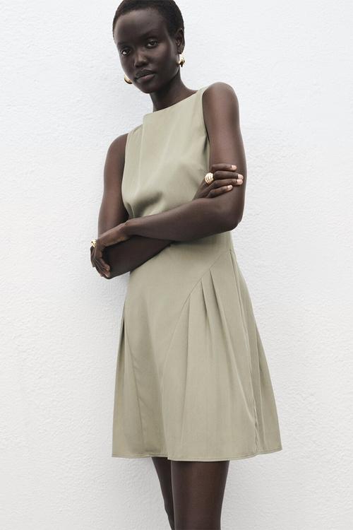 Vestido sea - khaki