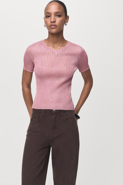 Jersey tomaset - light pastel pink
