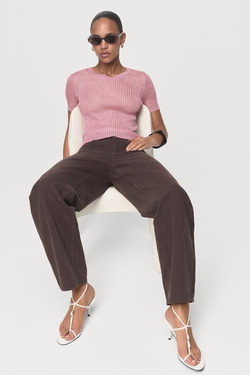 Jersey tomaset - light pastel pink