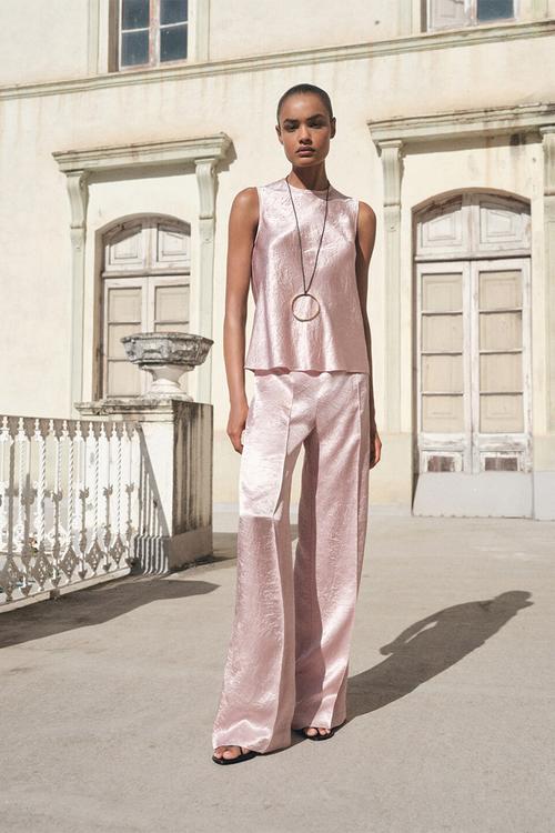 Blusa raida - light pastel pink