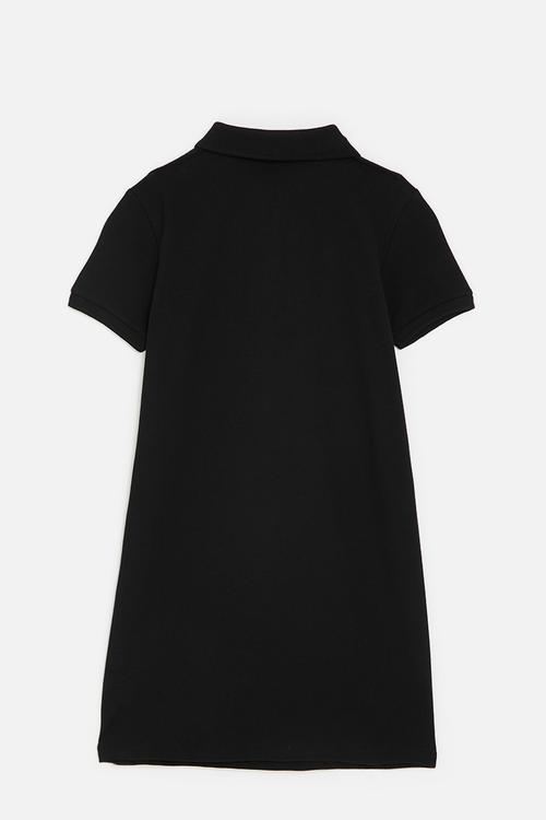 Core girls dakota short sleeve golfer dress - black