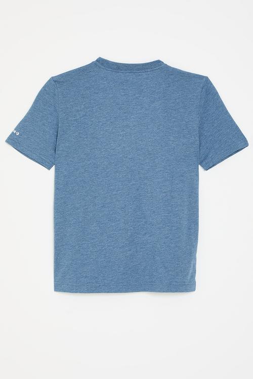 Cnvb Dissected Chuck Patch Short Sleeve Tee - Slacker Blue Heather