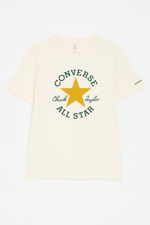 Cnvb Dissected Chuck Patch Short Sleeve Tee - Egret/Sunny Angle