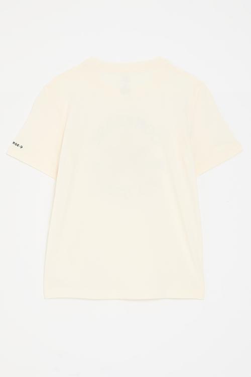 Cnvb Dissected Chuck Patch Short Sleeve Tee - Egret/Sunny Angle