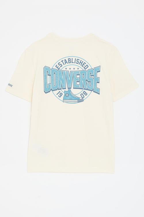 Cnvb Frontback Old Mesh Snkr Tee - Egret