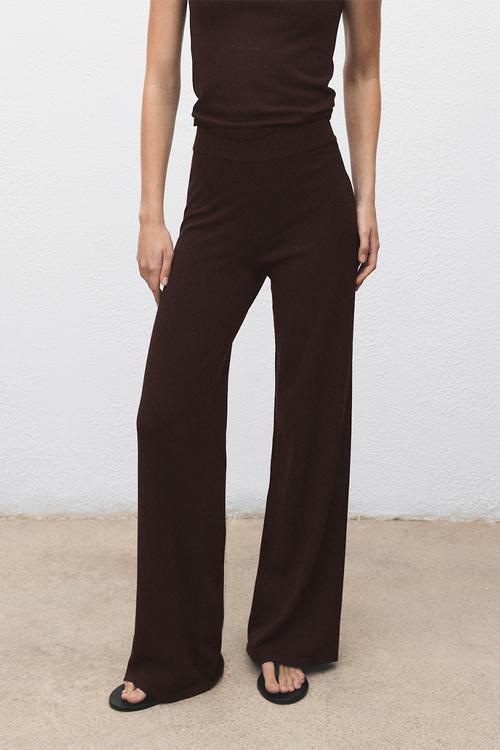 Trousers almibi -  dark brown