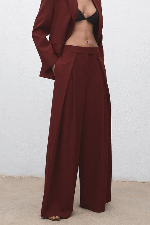 Trousers dani -  dark orange