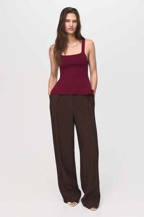 Top pepito - dark red