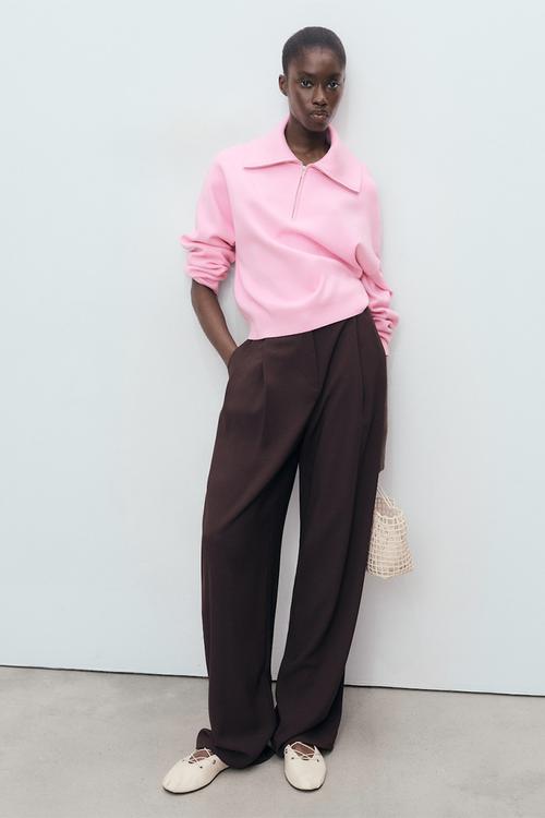 Jersey lucca - light pastel pink