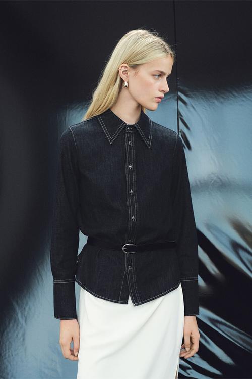 Camisa rue - open blue