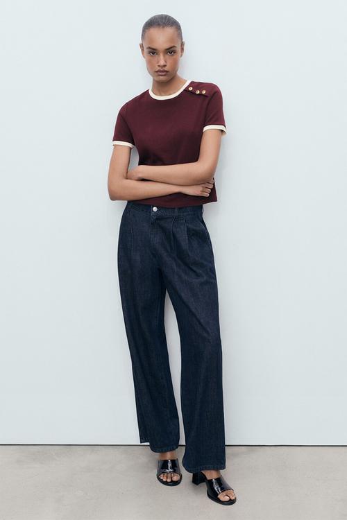 T-shirt pirti -  dark red