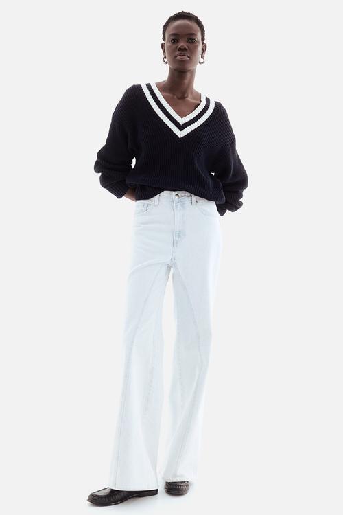 Flared jeans - light denim blue