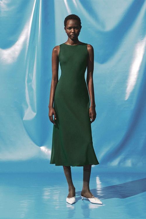 Dress steamy -  green