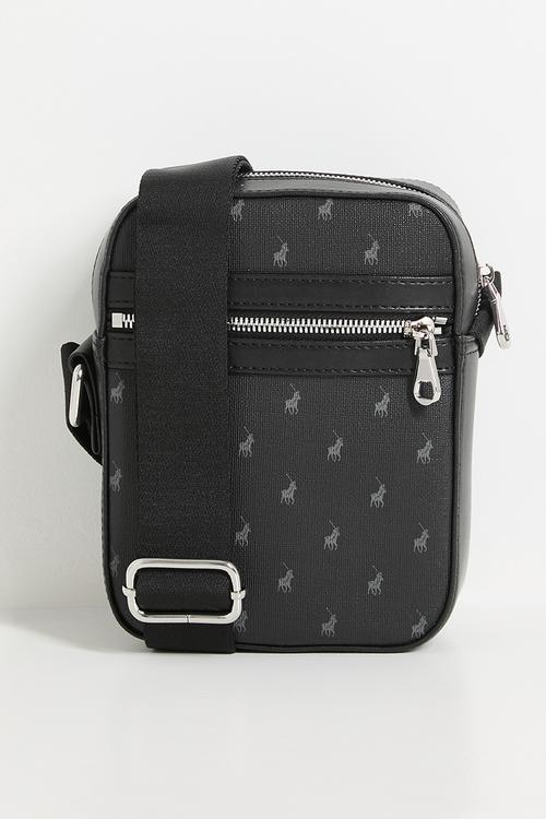 Signature Compact Crossbody - Black
