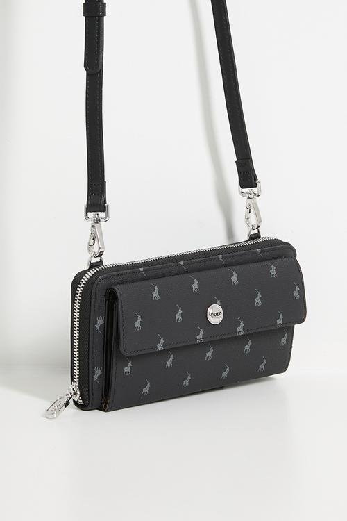 Iconic phone sling - black