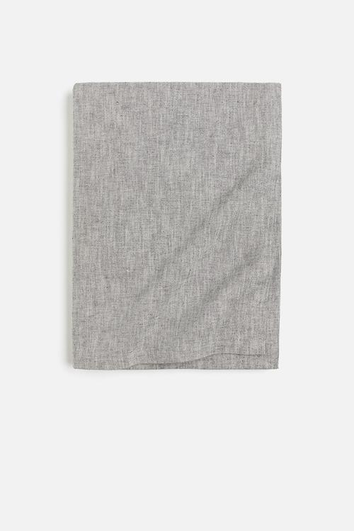 Cotton-blend tablecloth - grey marl 