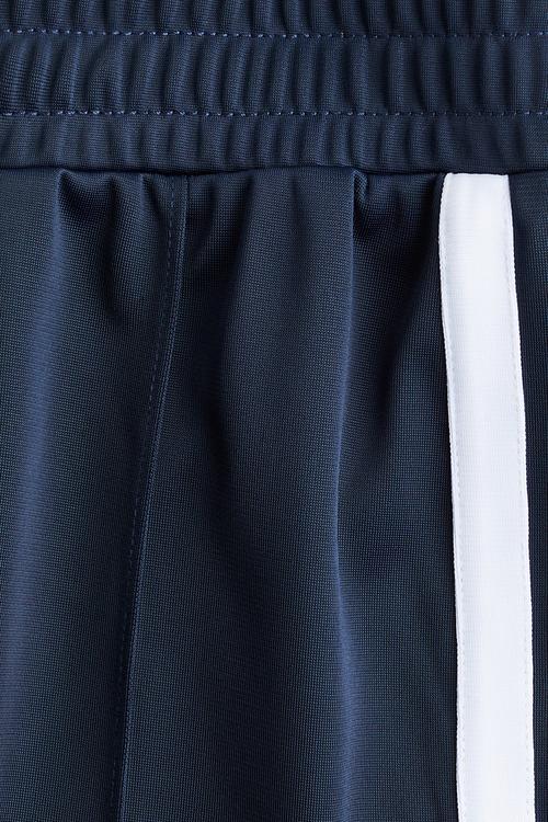 Side-striped shorts - navy blue