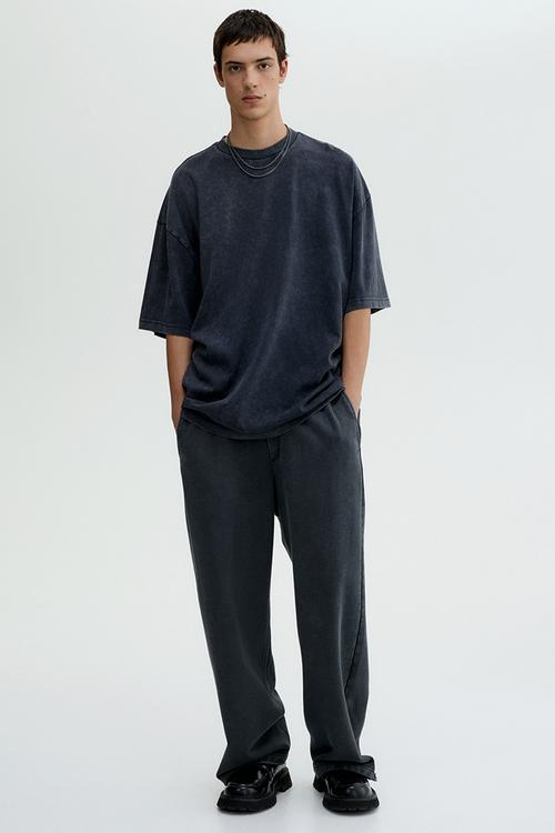 Oversized fit t-shirt - dark grey