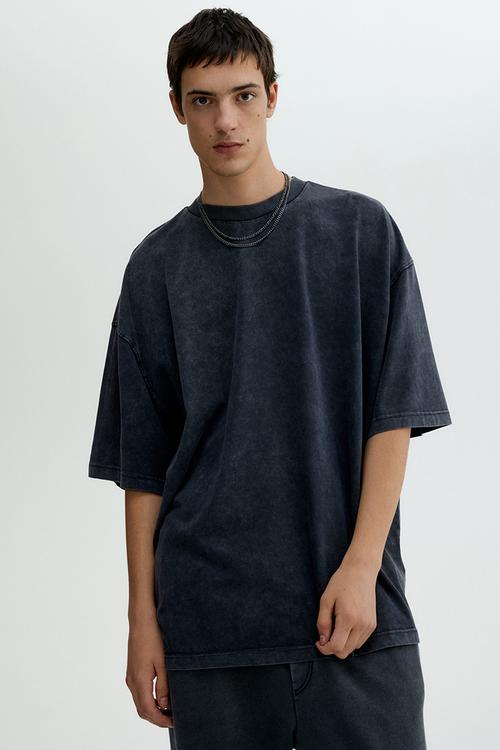 Oversized fit t-shirt - dark grey