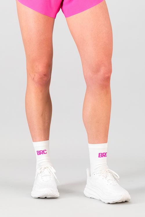 BRC Pro Sock - White & Pink