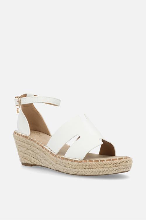 Jayda 11 h-cut rope wedge - white