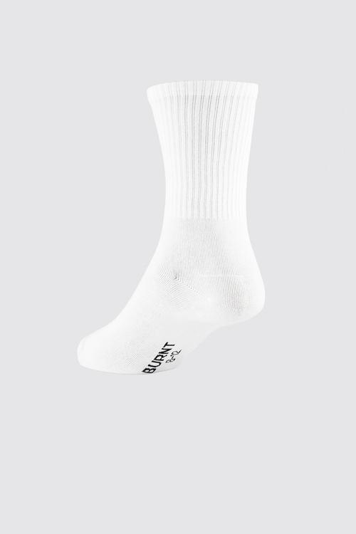 Headline Crew Sock - White