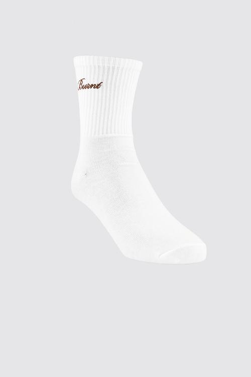 Headline Crew Sock - White 