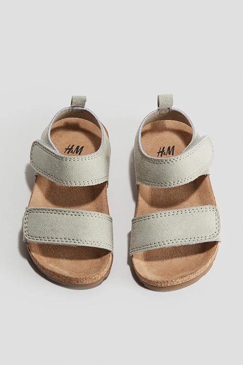 Sandals - light khaki green
