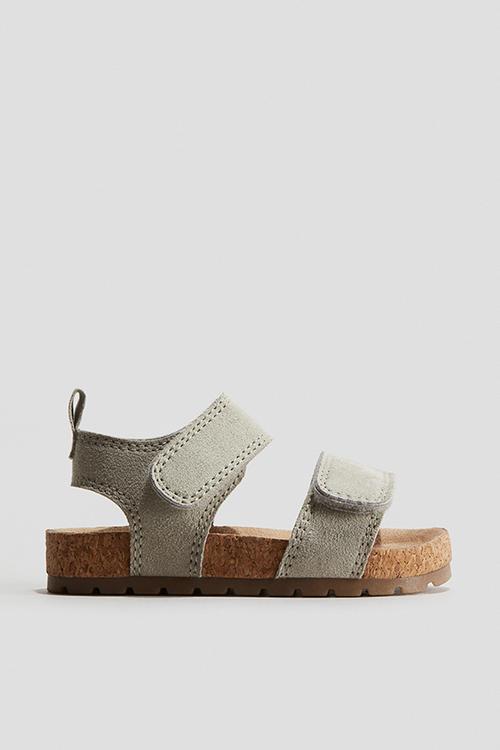 Sandals - light khaki green